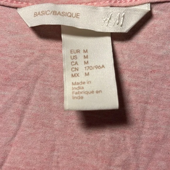 H&M Basic Baby Pink Tank Tank Top - Picture 2 of 3